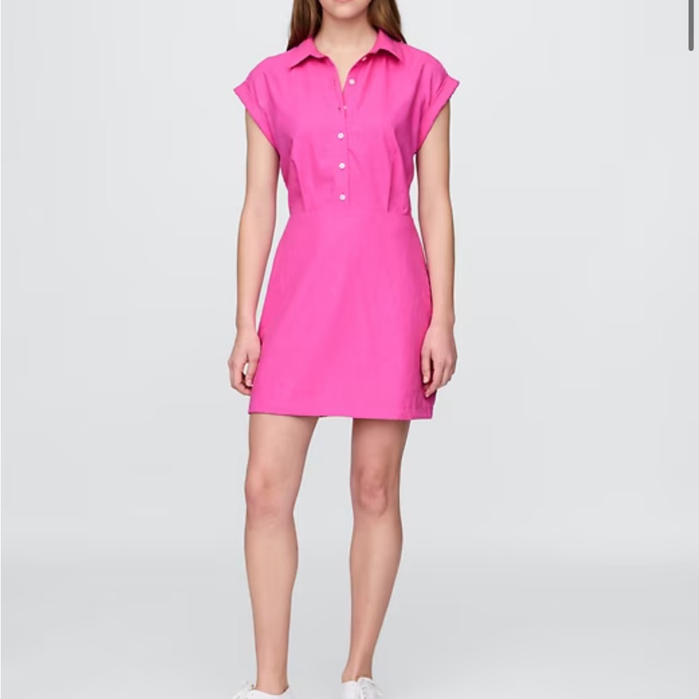 Gap linen shirtdress